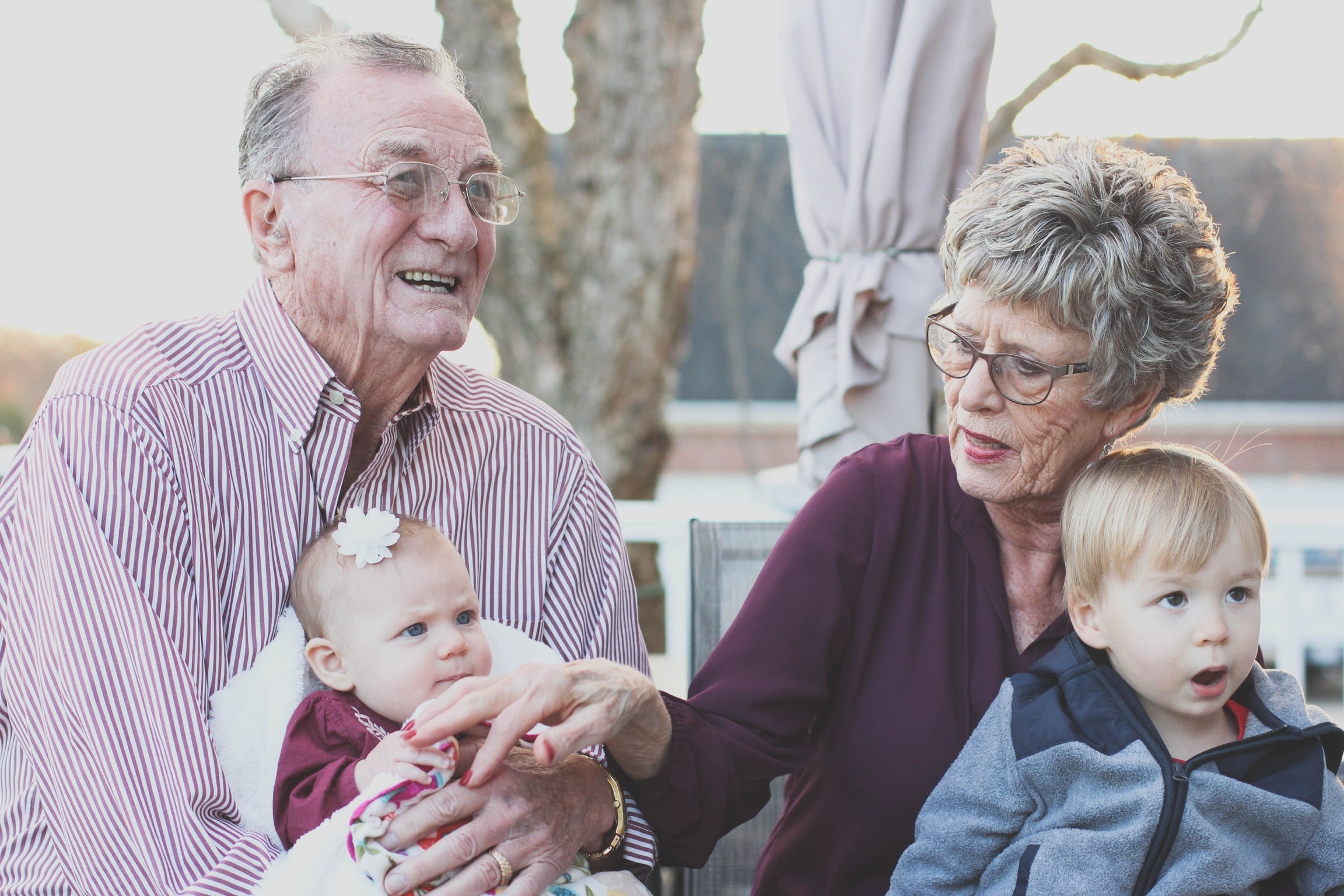 grandmother and grandfather