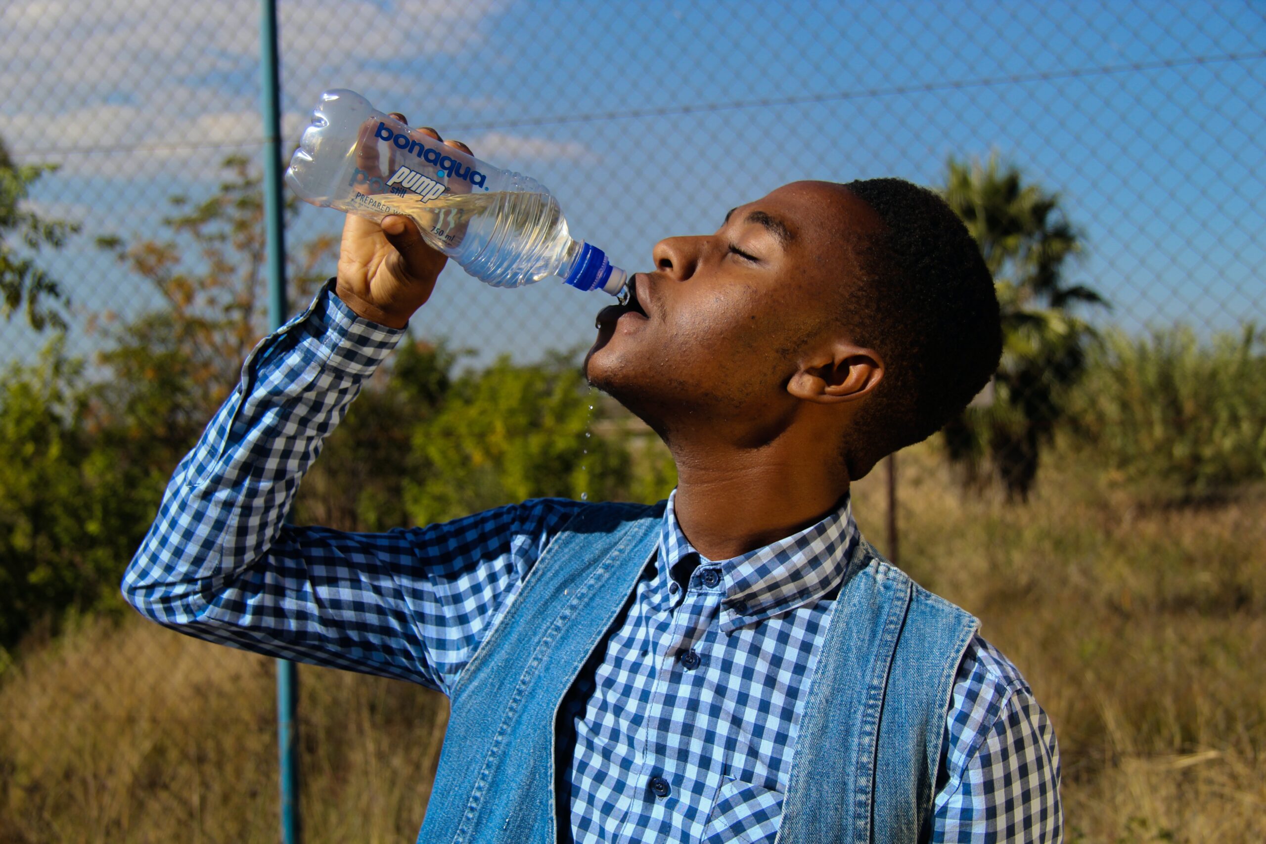 drinking water