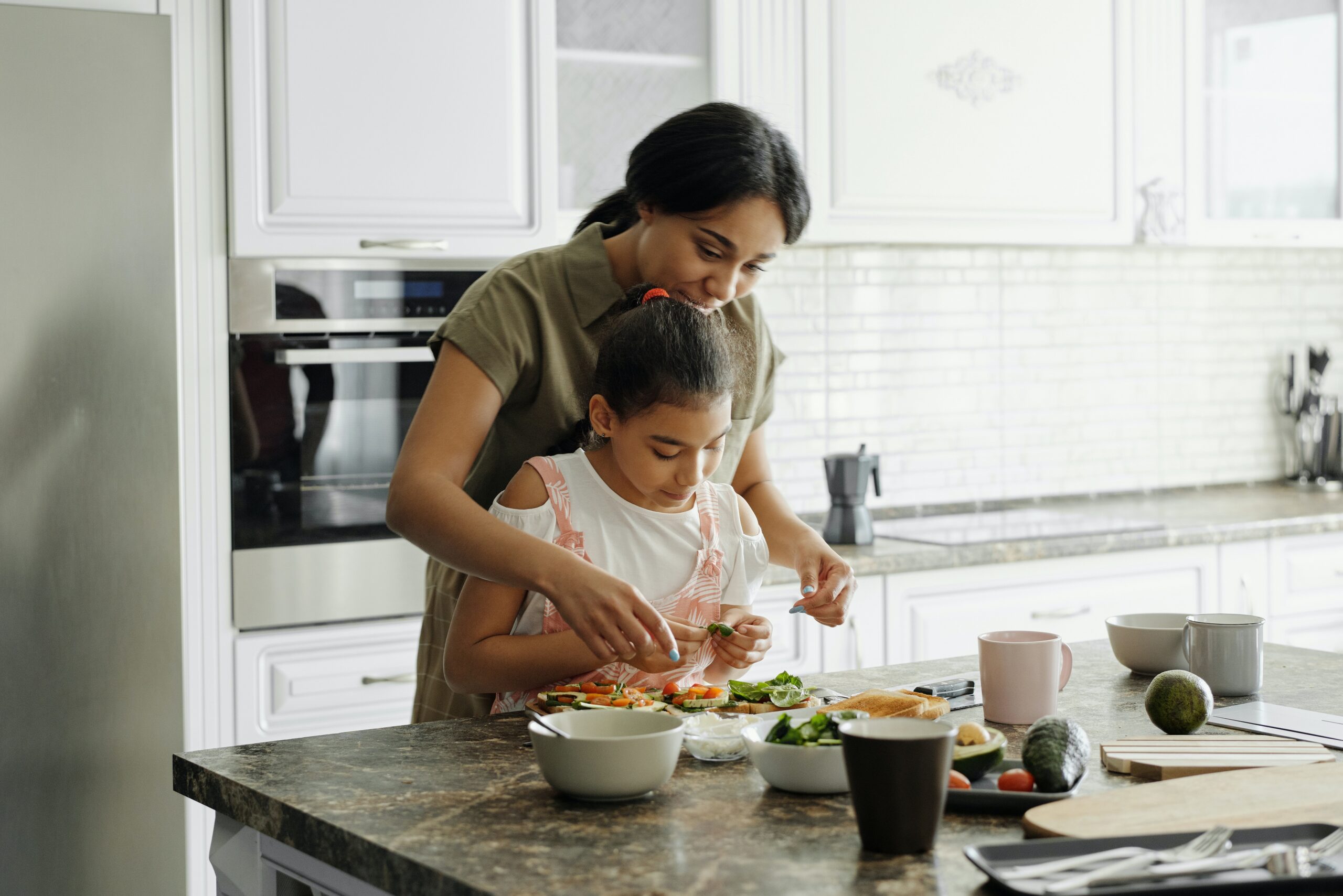 cooking meal together