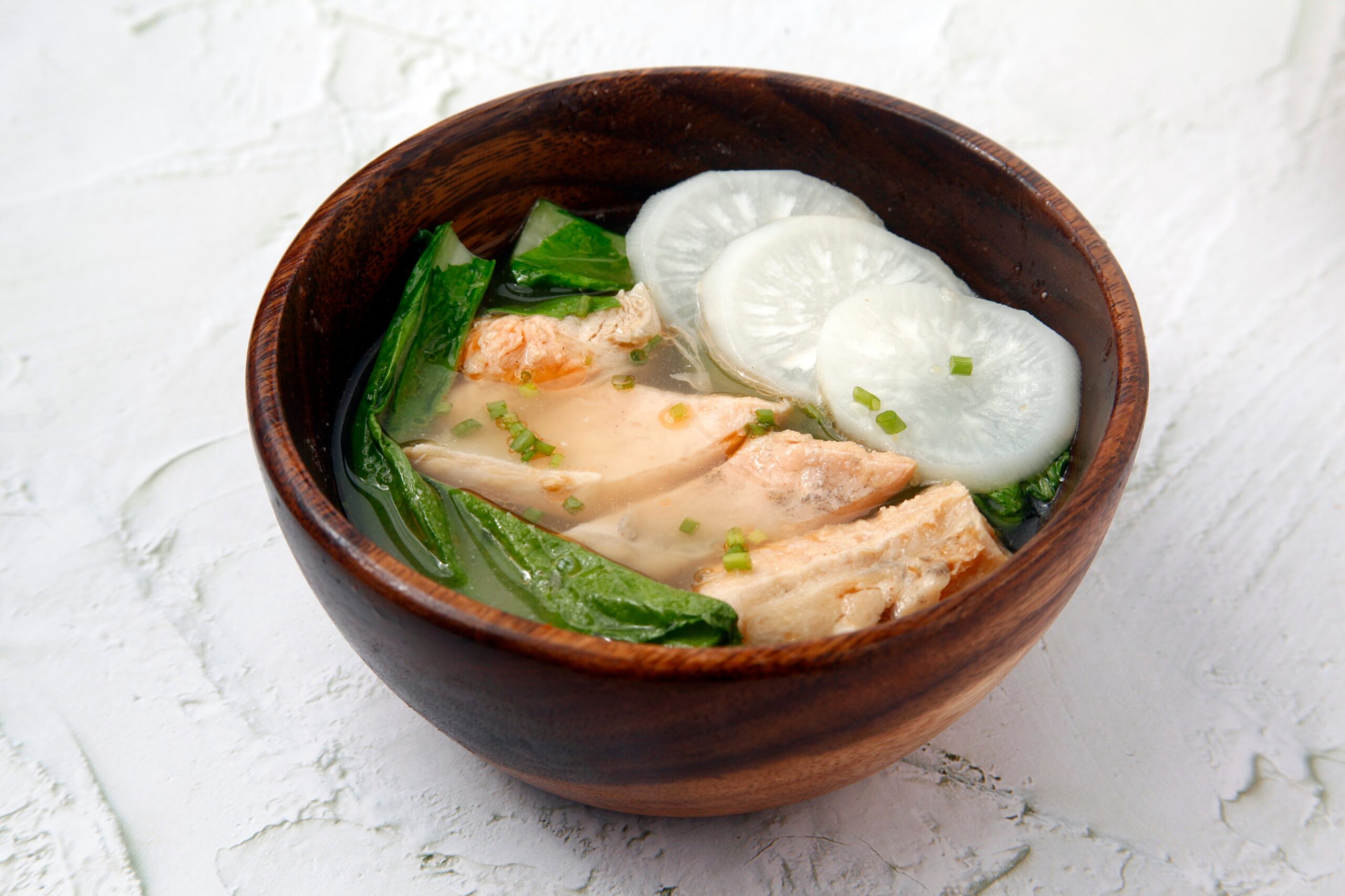 Filipino salmon sinigang